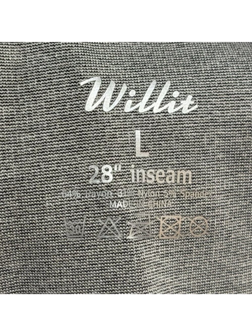 WILLIT Bootcut Yoga Dress Pants Large Petite 28" Slacks Stretch Office Casual - Picture 5 of 14